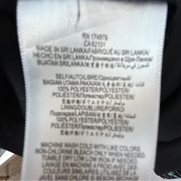 BCBGeneration Floral Chiffon Mini Dress Size XS Black Sheer Sleeve Boho - Picture 12 of 16